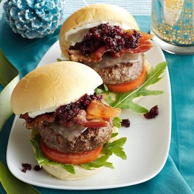 cranberry tapenade spek cheeseburger schuivers