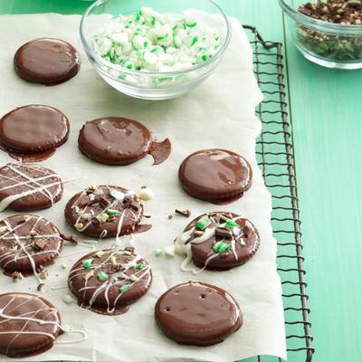 mint chocolade koekjes