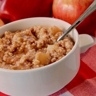 instant pot® appeltaart geslepen haver