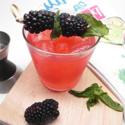 blackberry-mint julep margarita