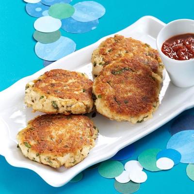 Basil crab cakes