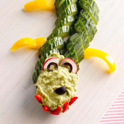 Guac Crocs..and veggies