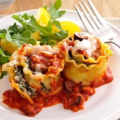 johnsonville Italiaanse worst lasagna broodjes