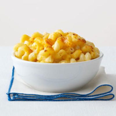 zoetsappige kaasachtige pasta