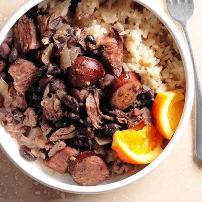 vertolking van Braziliaanse feijoada