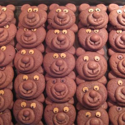 chocolade teddybeer cookies