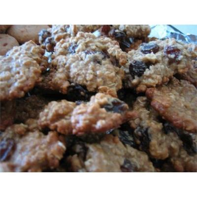 zachte havermout raisin cookies