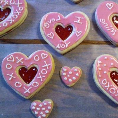 makkelijke valentijnsandwich cookies
