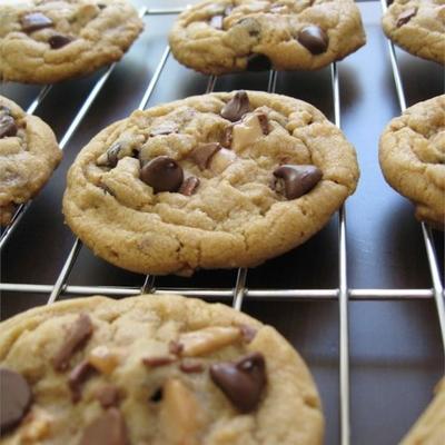 toffee chocoladeschilferkoekjes