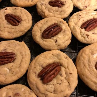 witte chocolade brokken pecannoten