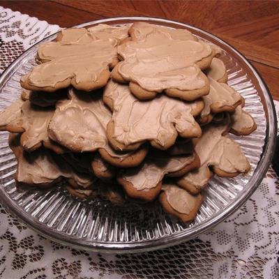 frosted maple cookies