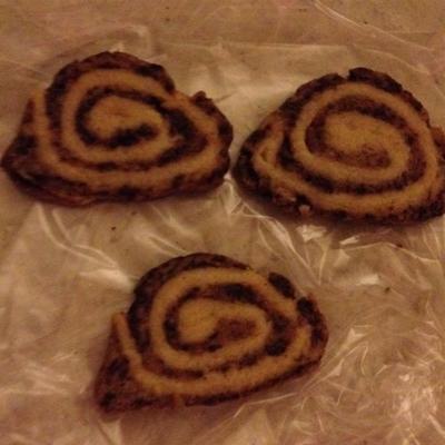 chocolade pinwheel cookies