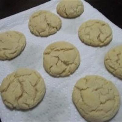 gevormde vanille koekjes