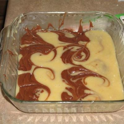 two-tone brownies