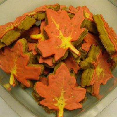 pompoen uitrol cookies