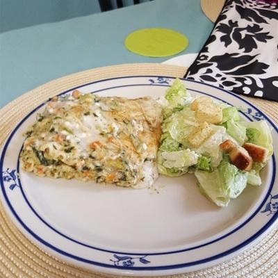 lasagne met broccoli en wortel