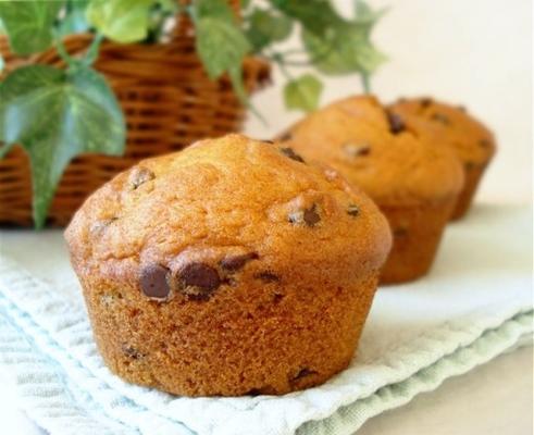 pompoen chocoladeschilfermuffins