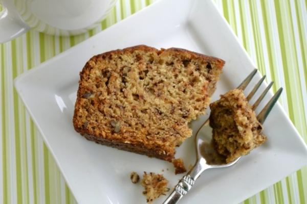 zeer vochtig bananen notenbrood