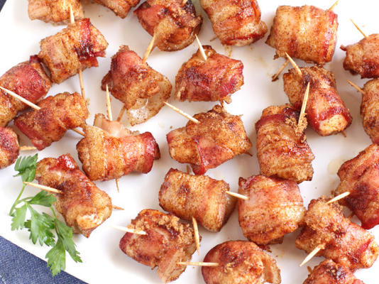 zoete kip bacon wraps (paula deen)