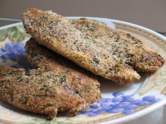 gebakken tilapia met veel kruiden