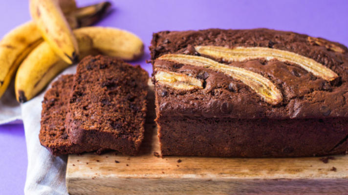 chocoladekoekje zure room bananenbrood