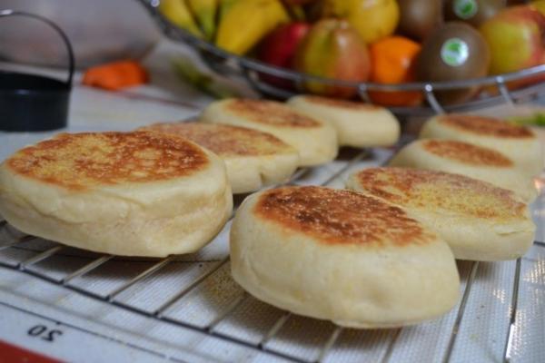 Engelse muffins (broodmachine methode).