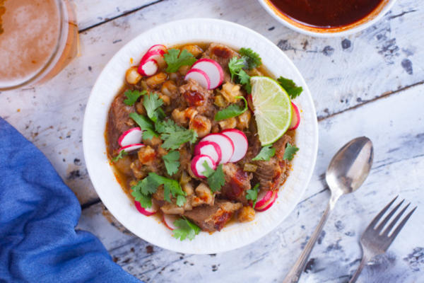 authentieke Mexicaanse pozole