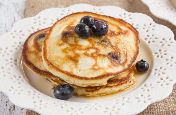 Blueberry Blueberry zure room pannenkoeken