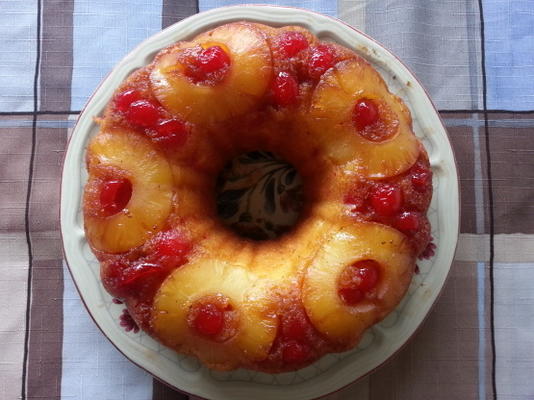 ananas ondersteboven bundt cake