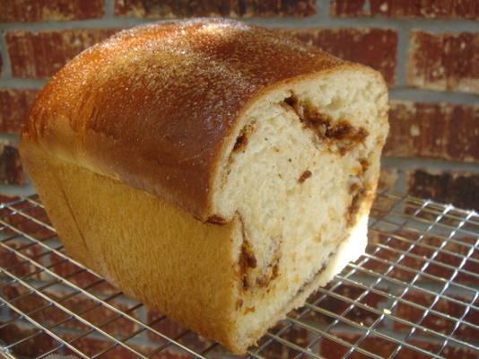 kaneel krul rozijnenbrood - voor broodmachine
