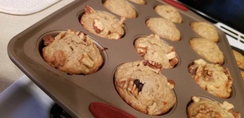 bananenbrood muffins