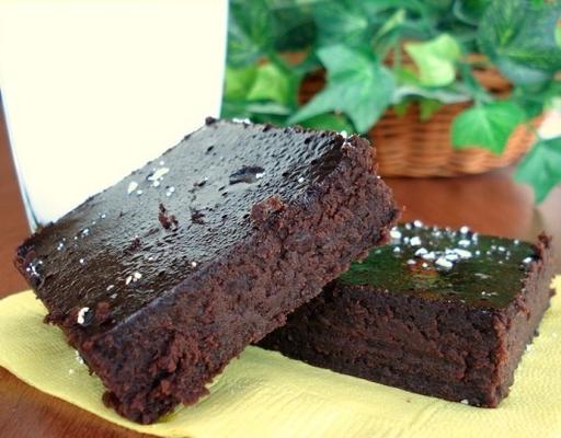 zwarte boon brownies (glutenvrij)