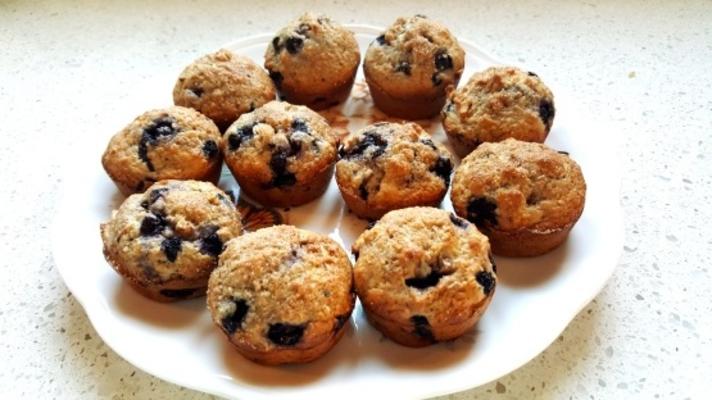 hele simpele bosbessenmuffins