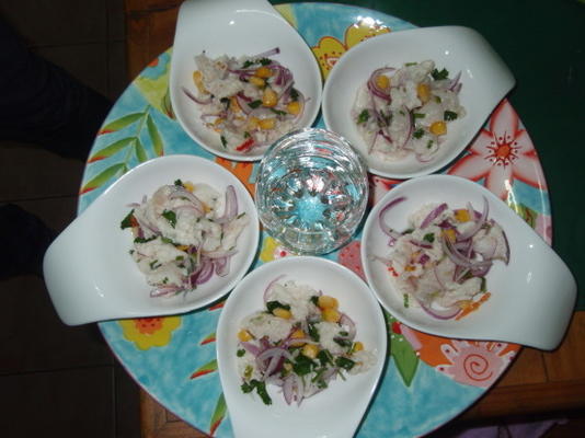 eenvoudige Peruaanse ceviche