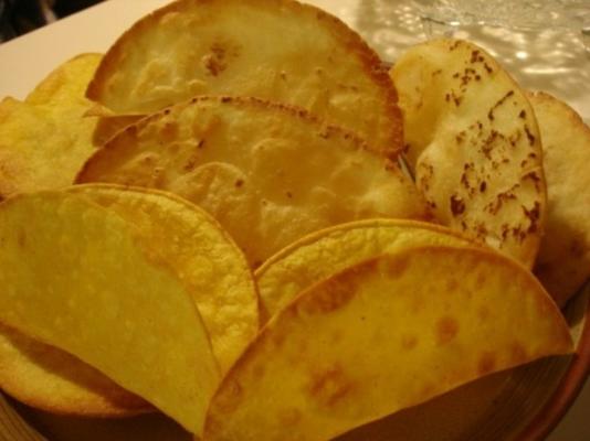 maïstortilla's veranderen in tacoschelpen