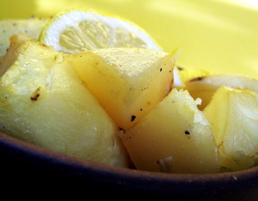 citroen gebraden aardappelen