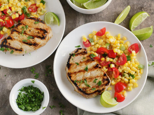 Cubaanse gekruide varkenskarbonades