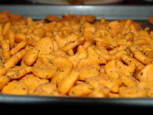 doorgewinterde goudvis crackers