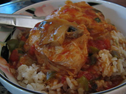 chicken cacciatore (snelkookpan)