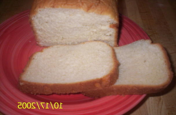 fantastisch wit honingbrood (broodmachine)