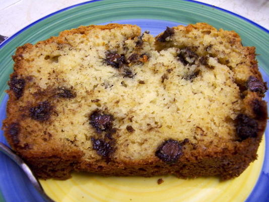 banaan chocolade chip brood