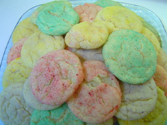 crackled sugar cookies