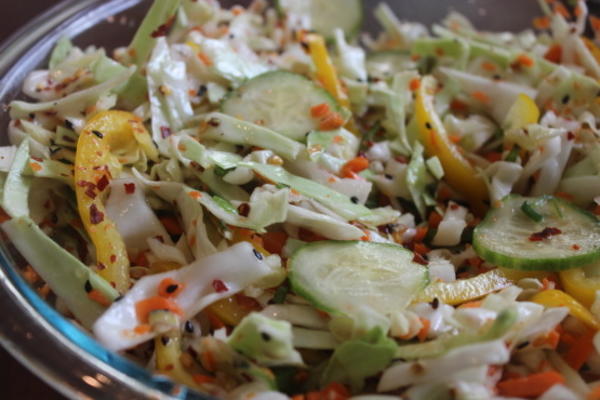 Thaise slaw salade