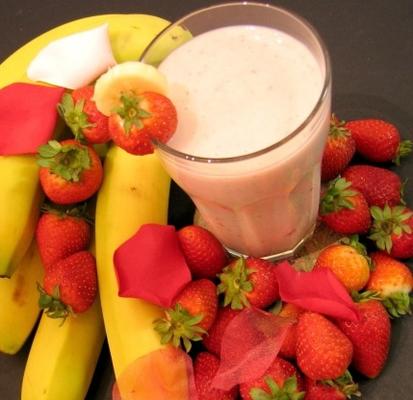 aardbeien banaan smoothie