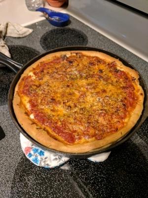 pizza uit de chicago-stijl