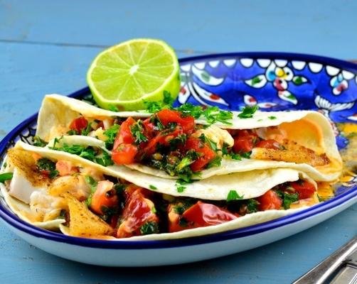 gezonde vistaco's met chipotle-room