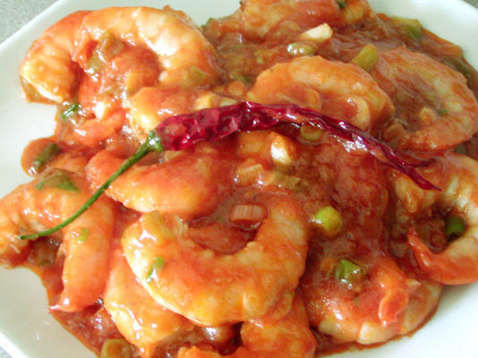 Szechwan garnalen (chili garnalen)