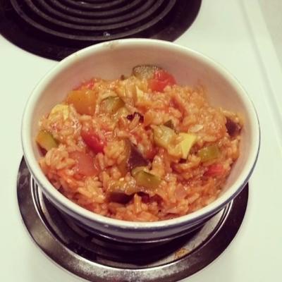 creoolse vegetarische jambalaya