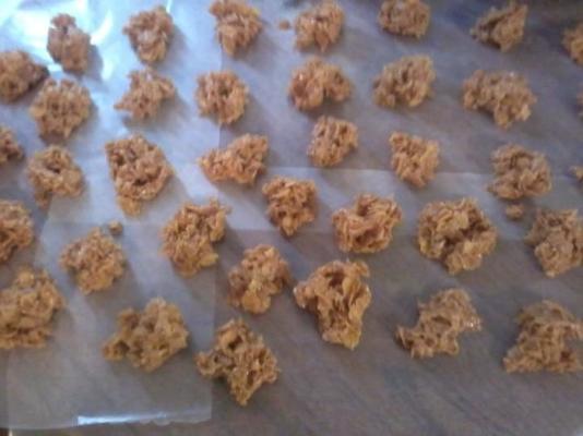 pindakaas / cornflakes cookies