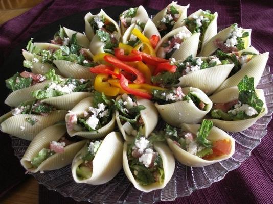 gehakte salade van schaaldieren